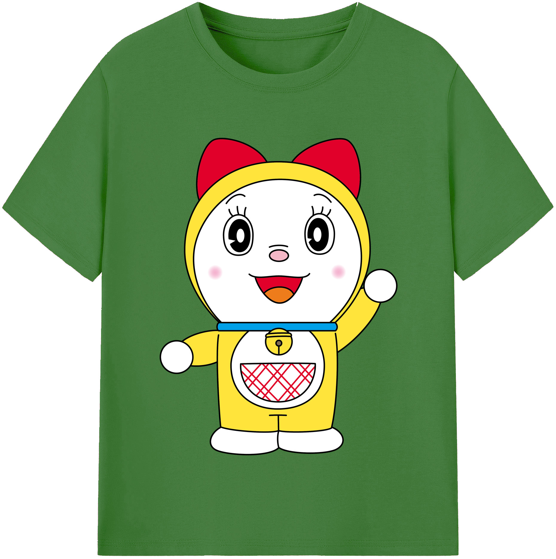 （画像用） ドラえもん ドラミ Doraemon Dorami レディースカジュアルプリントTシャツ（綿100％）